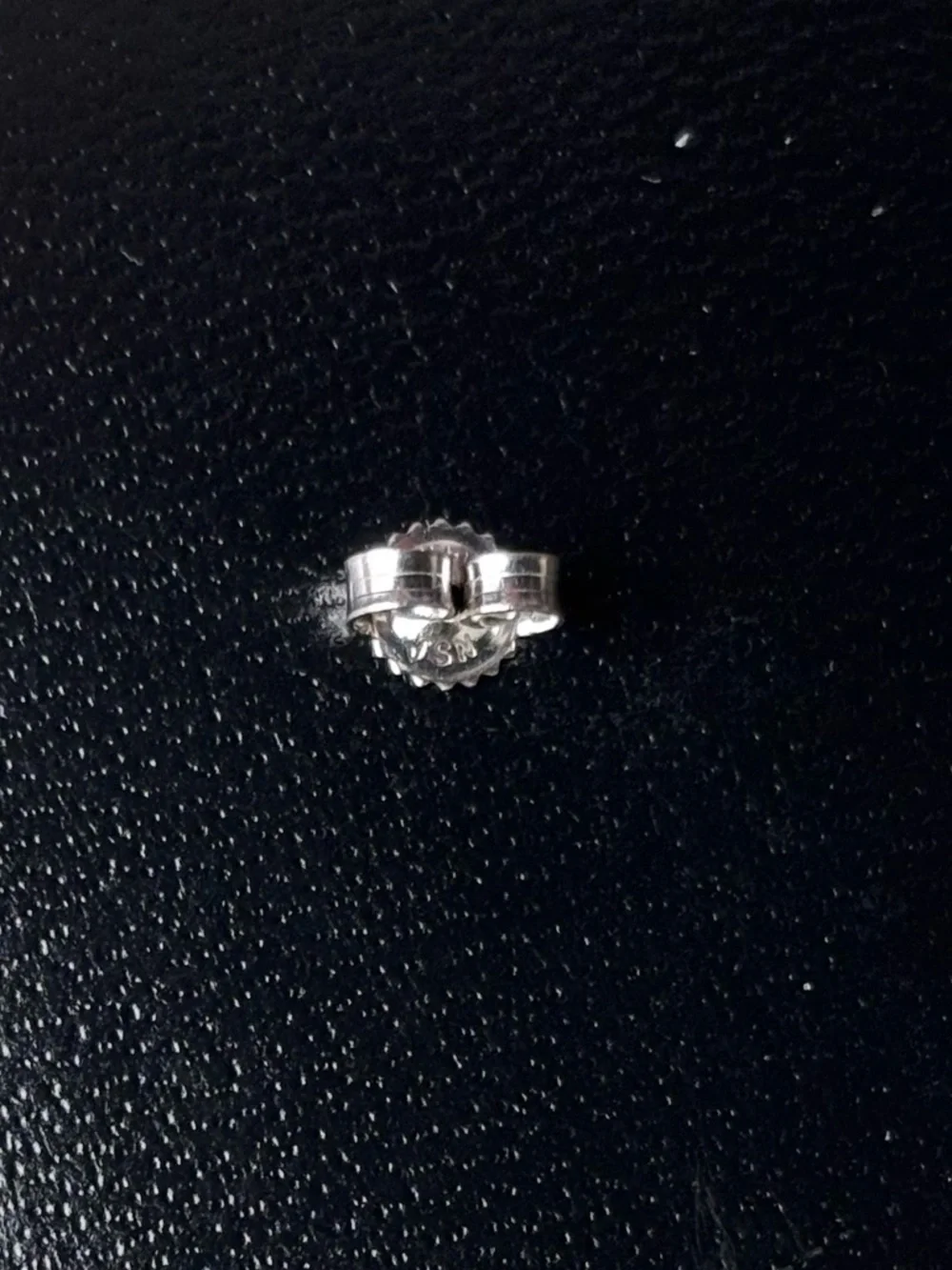 14k White Gold Diamond Stud Earrings - Picture 10 of 13